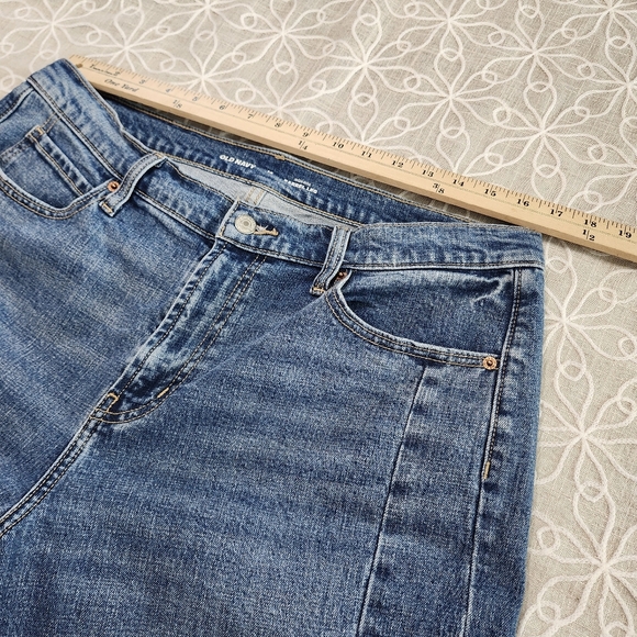 High Rise Barrel Leg Jeans Size 14 Horseshoe, Balloon or Wishbone Jeans - Picture 10 of 14